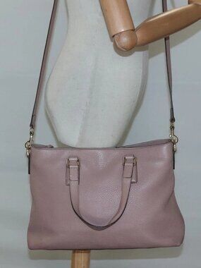 GUCCI Hand Bag Leather Outlet 2way Pink Gold 365346 Auth bs24266